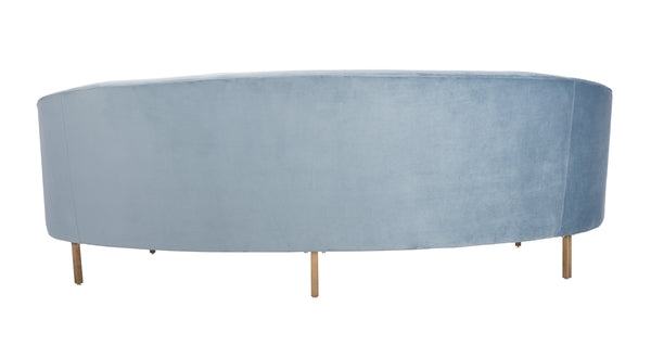 Primrose Curved Sofa - Light Blue