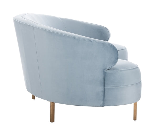 Primrose Curved Sofa - Light Blue