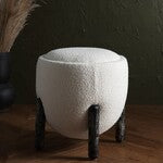 Clarabella Boucle Ottoman