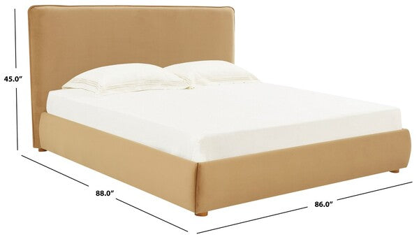 Callahan Velvet King Bed