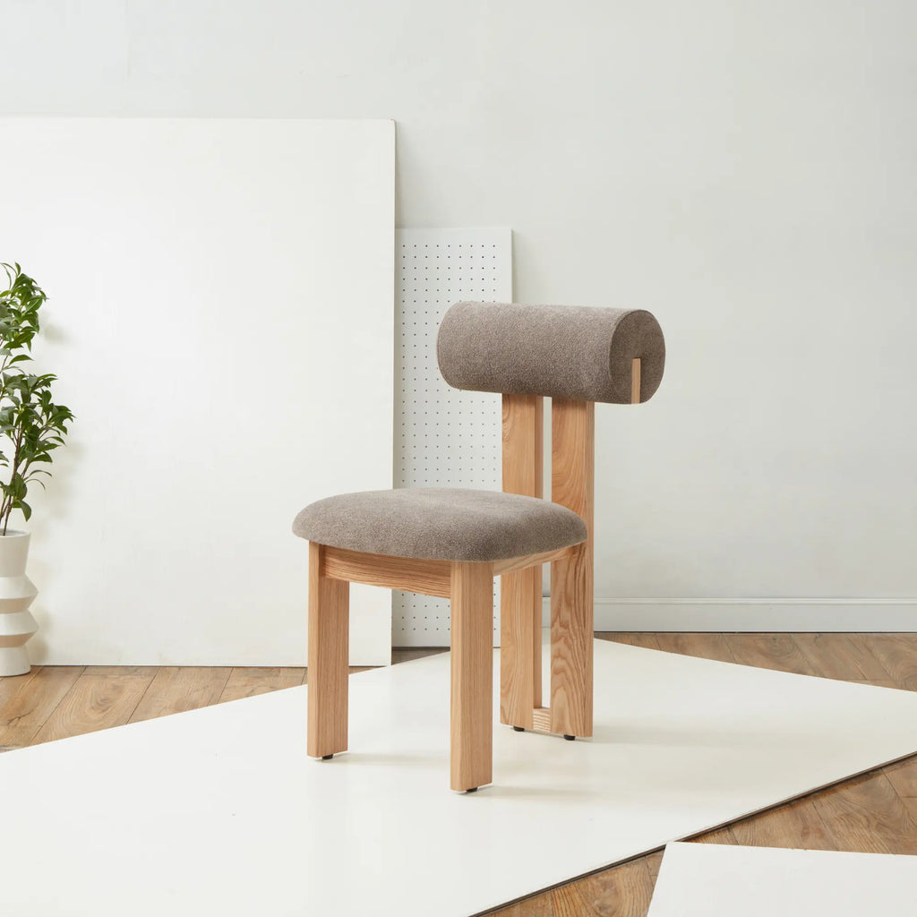 Halloway Boucle And Wood Dining Chair