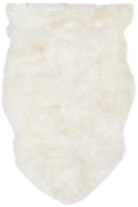 Sheepskin Collection Rug - White