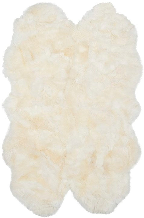 Sheepskin Collection Rug - White