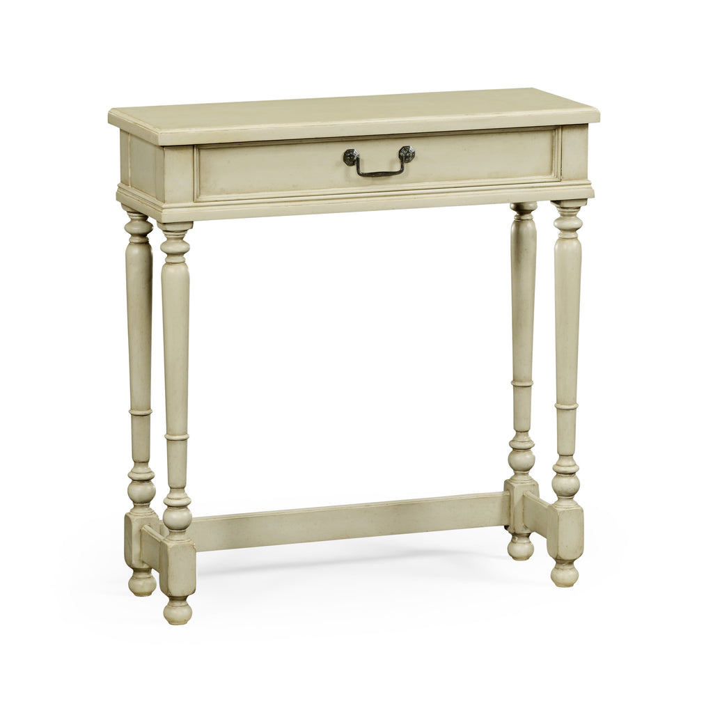 Casual Accents Grey Painted Rectangular Side Table