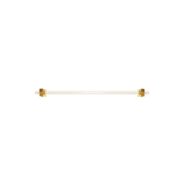 Acrylic And Brass Minimal Towel Bar