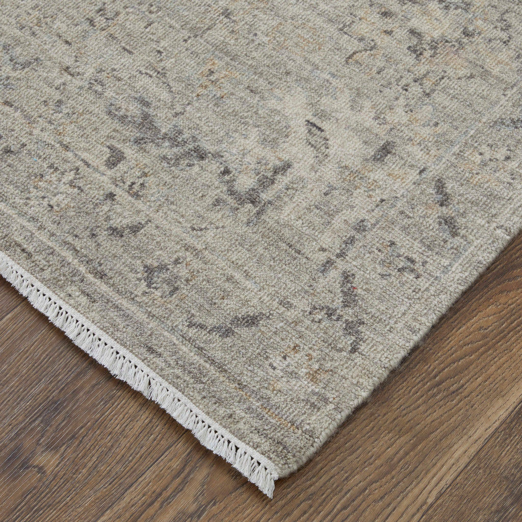 Wembley Transitional Distressed Taupe Gray Area Rug (3' x 5')