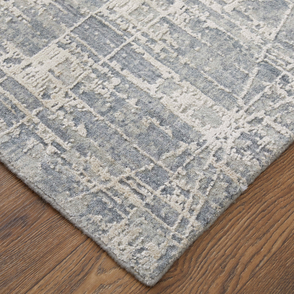 Eastfield Modern Abstract Gray Area Rug (9' x 12' / Pattern 1)