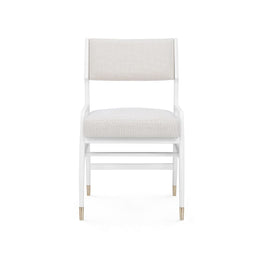 Tamara Armchair - Eggshell White