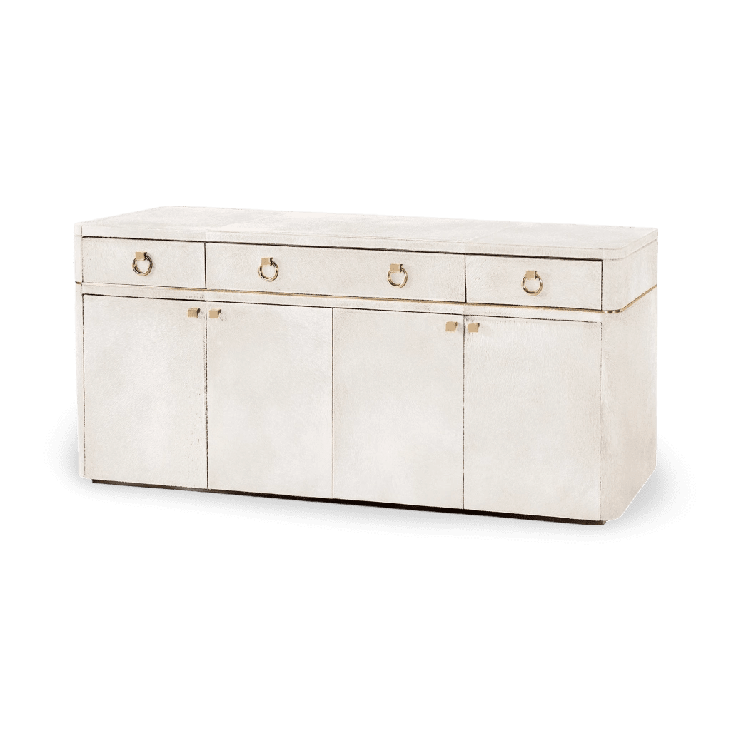 Andre 3-Drawer & 4-Door Cabinet - Ivory