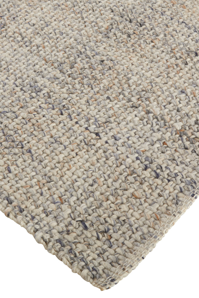 Naples Transitional Solid Ivory Tan Gray Area Rug (9' x 12')