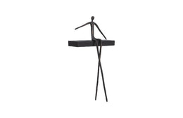 Moveable Man On Short Shelf, Sitting, C