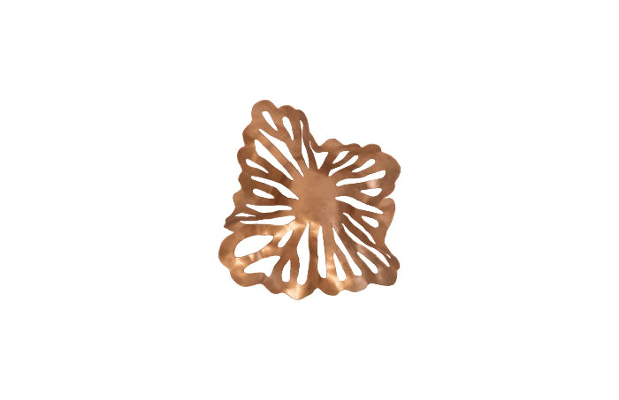 Flower Wall Art Mini - Copper, Metal