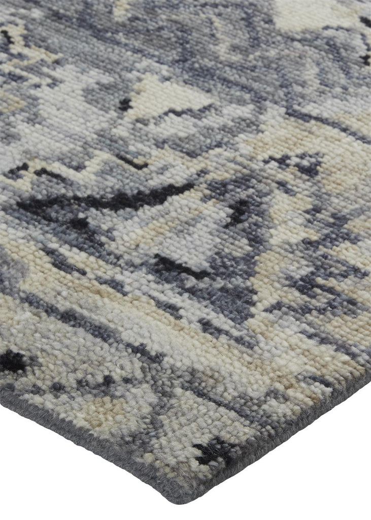 Palomar Transitional Geometric Taupe Gray Tan Area Rug (9'6" x 13'6")