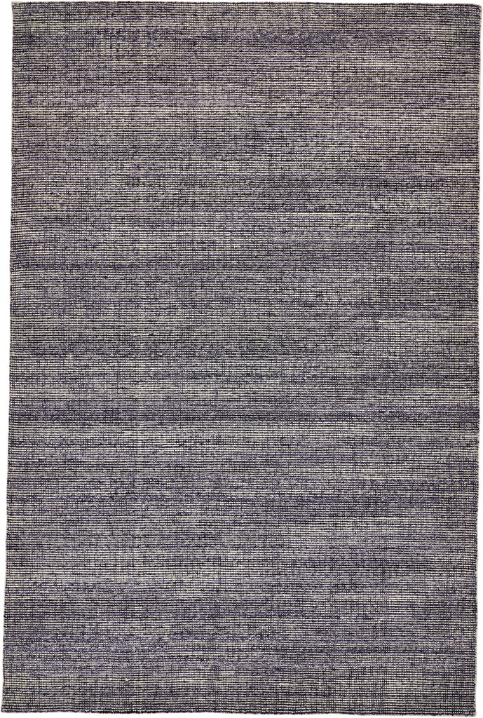 Burke Modern Abstract Blue Gray Area Rug (9'6" x 13'6")