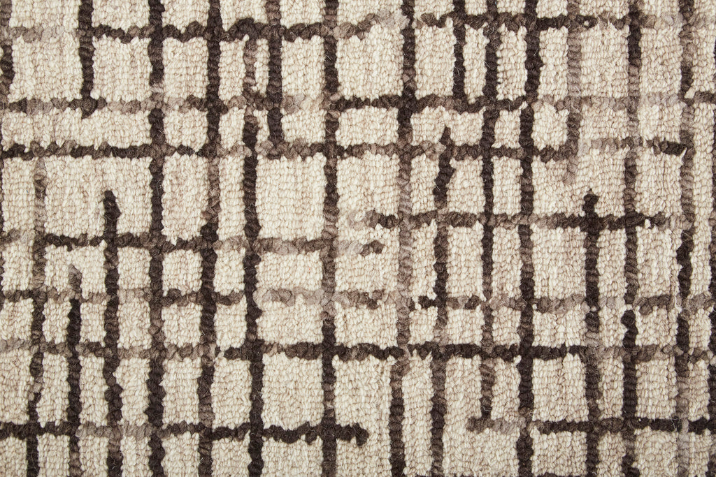 Maddox Transitional Abstract Tan Brown Area Rug (3'6" x 5'6")