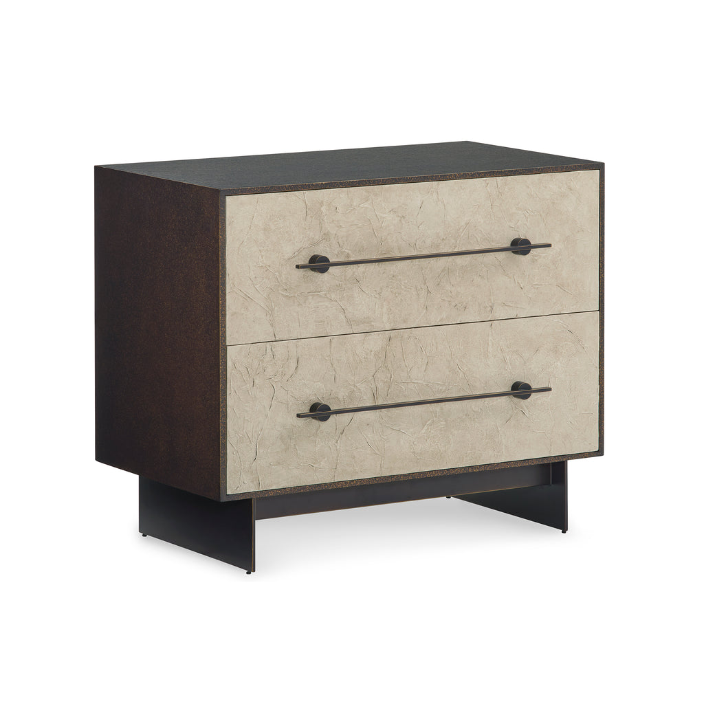 Nouvelle Two-Drawer Nightstand, Large