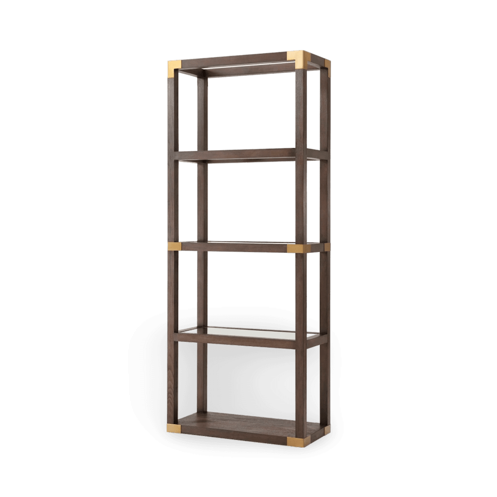 Drewry Shelving Etagere, Cardamon Lati