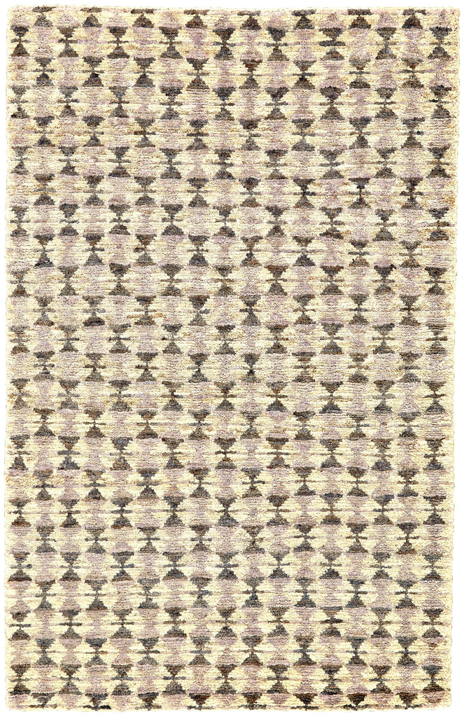 Neela Transitional Geometric Yellow Brown Area Rug (5'6" x 8'6")