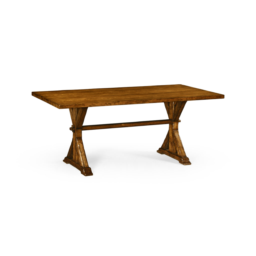 Casually Country Walnut Dining Table