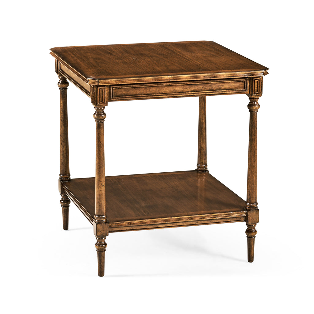 Casual Accents Victorian Style Walnut Side Table