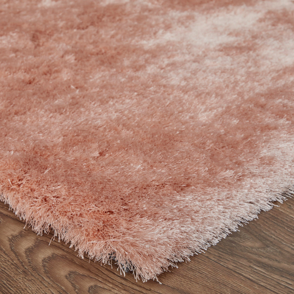 Indochine Modern Solid Pink Area Rug (2' x 3'4" / Pattern 1)