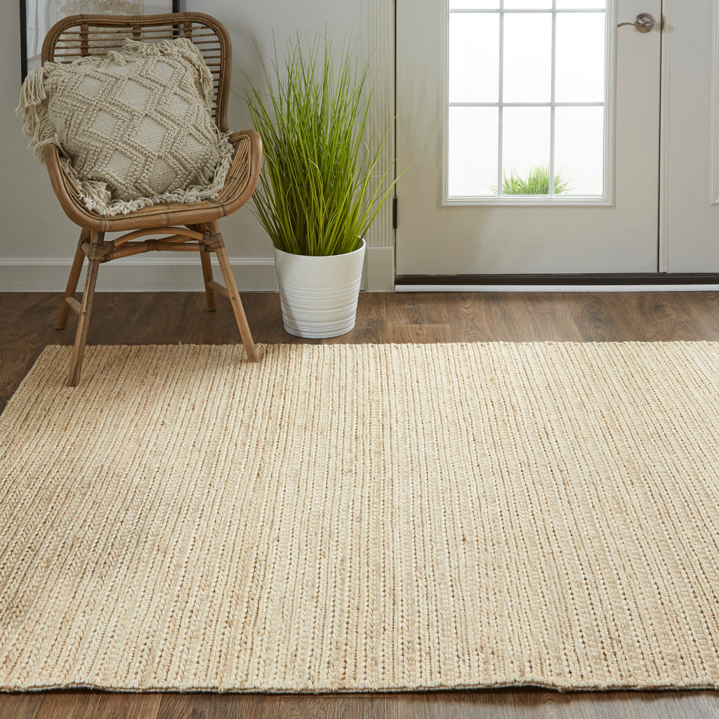 Kaelani Transitional Abstract Tan Ivory Taupe Area Rug (1'8" x 2'10")