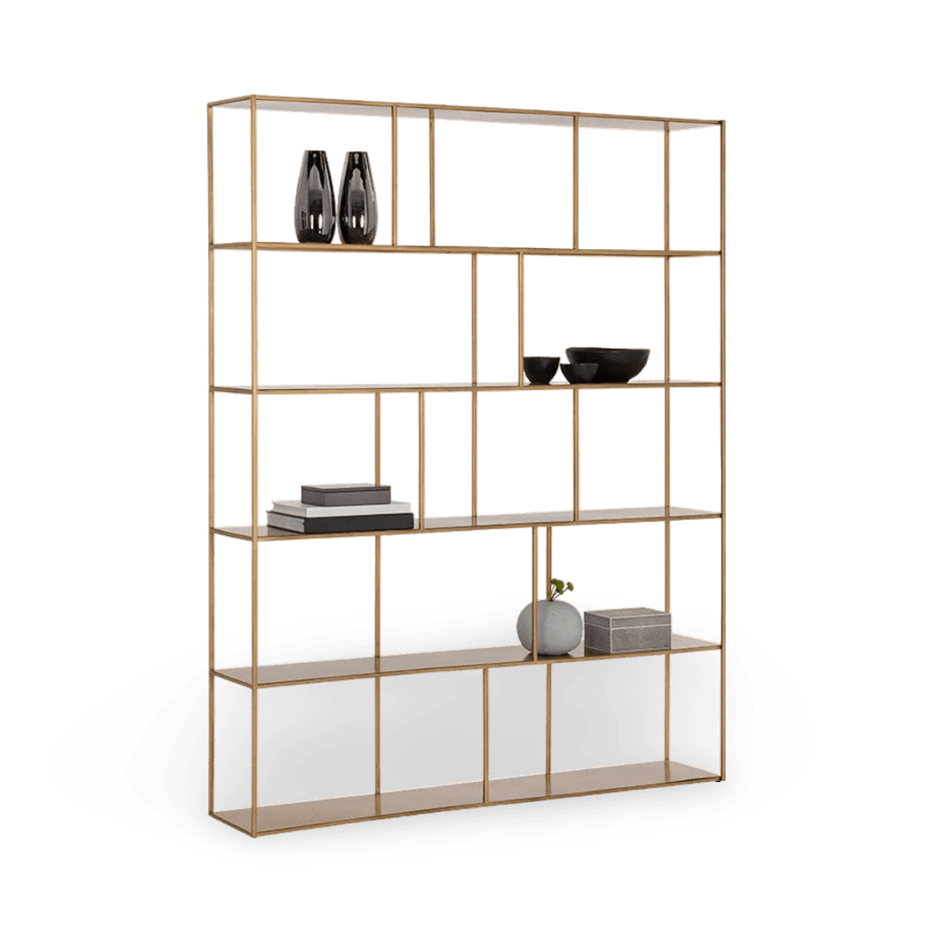 Eiffel Bookcase - Extra Large - Antique Brass