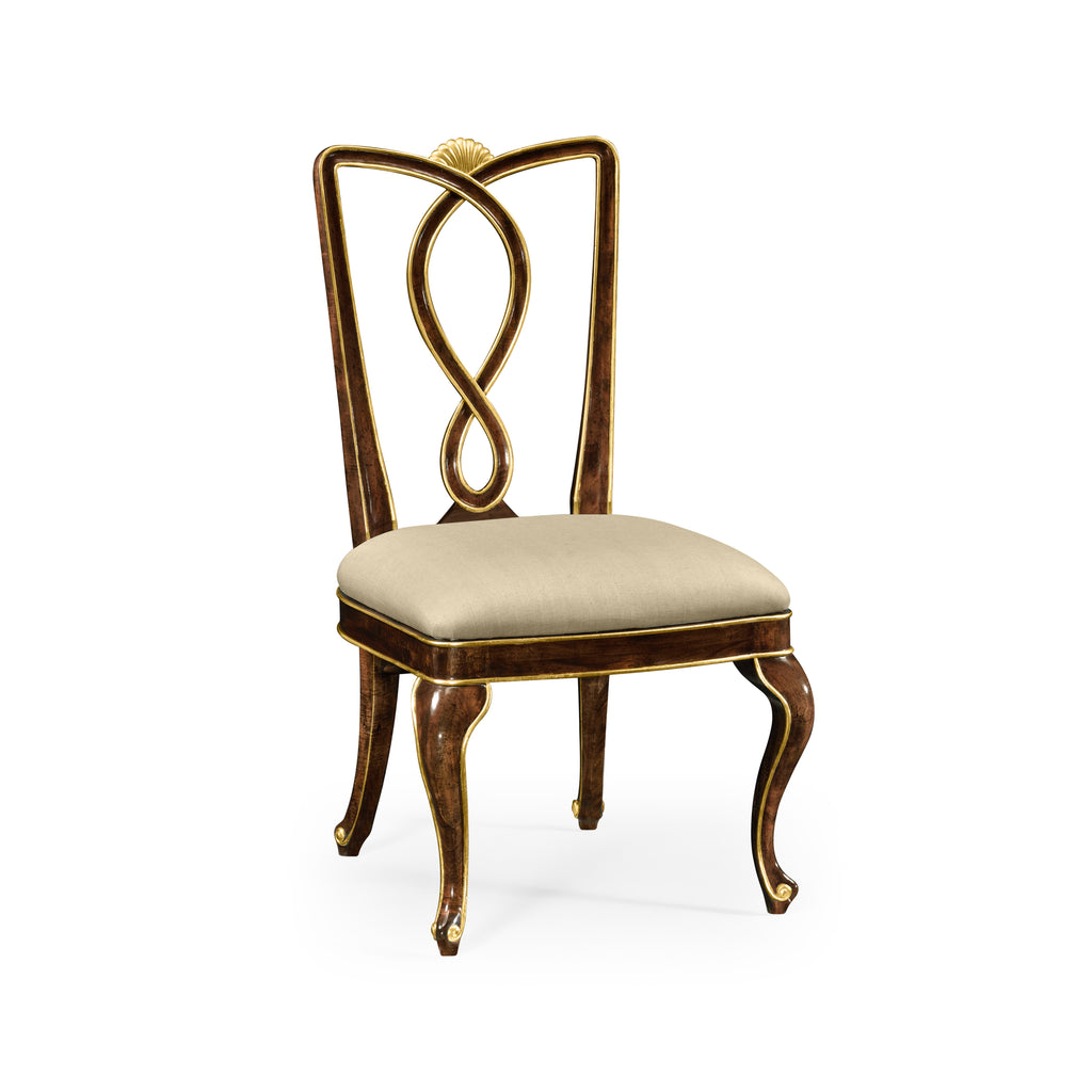 Traditional Accents Antique Mahogany Dining Side Chair