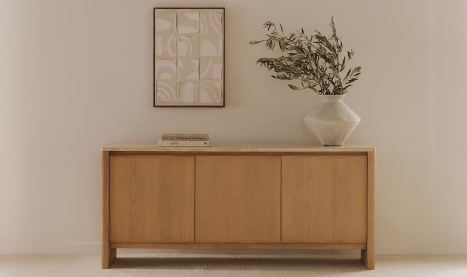 Blake Sideboard, Beige Travertine