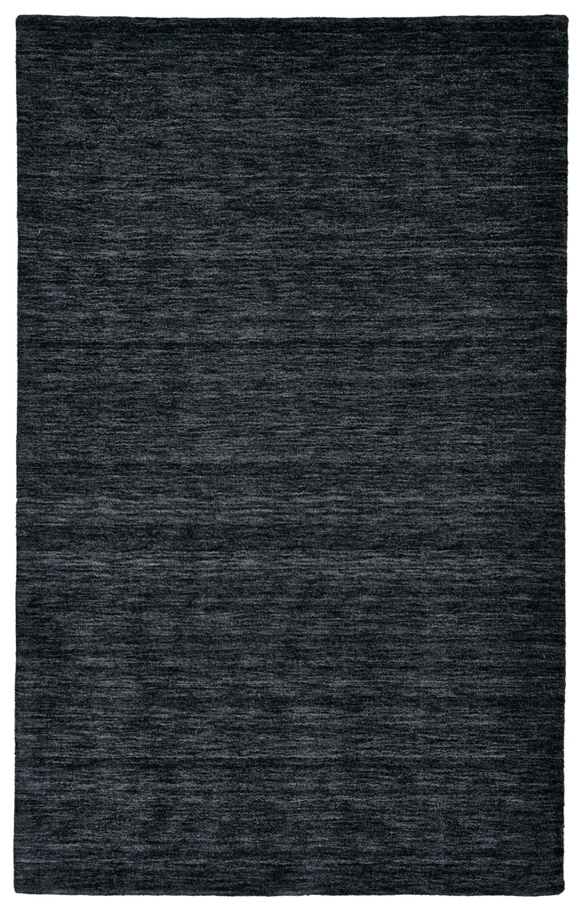 Luna Modern Solid Black Area Rug (9'6" x 13'6")