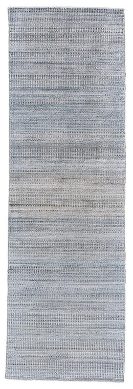 Milan Modern Gradient Ombre Blue Gray Purple Area Rug (9'6" x 13'6")