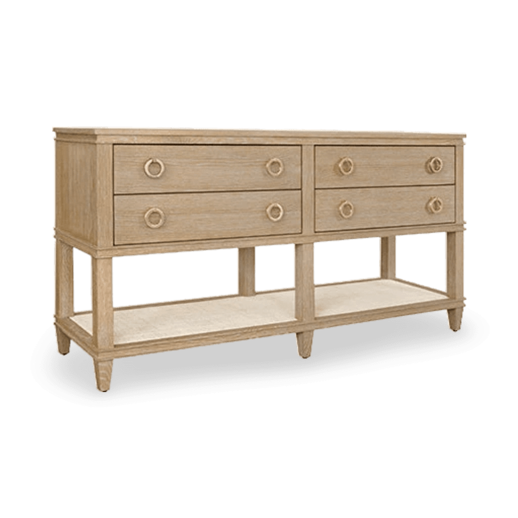 Richmond Console, Cerused Oak