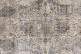 Ouray Traditional Damask Taupe Gray Area Rug (9'6" x 13'6")