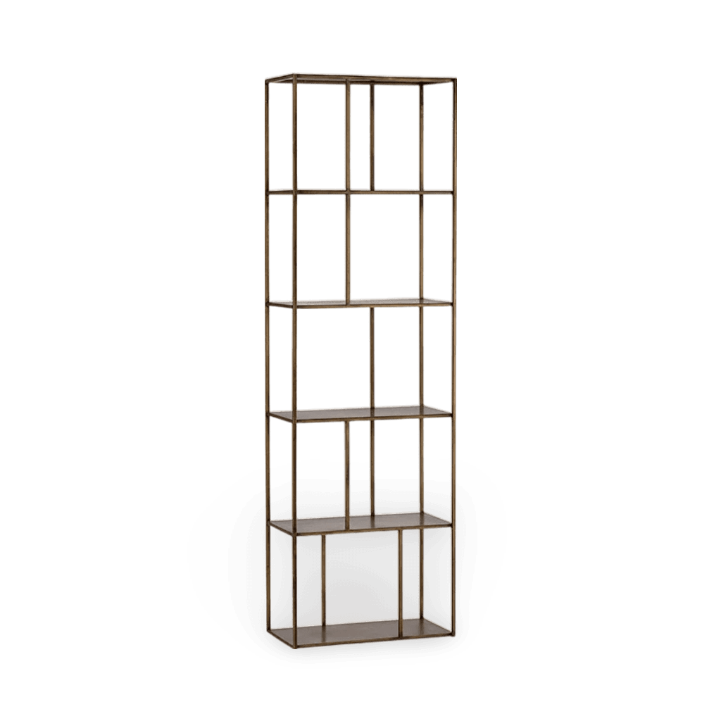 Eiffel Bookcase - Small - Antique Brass