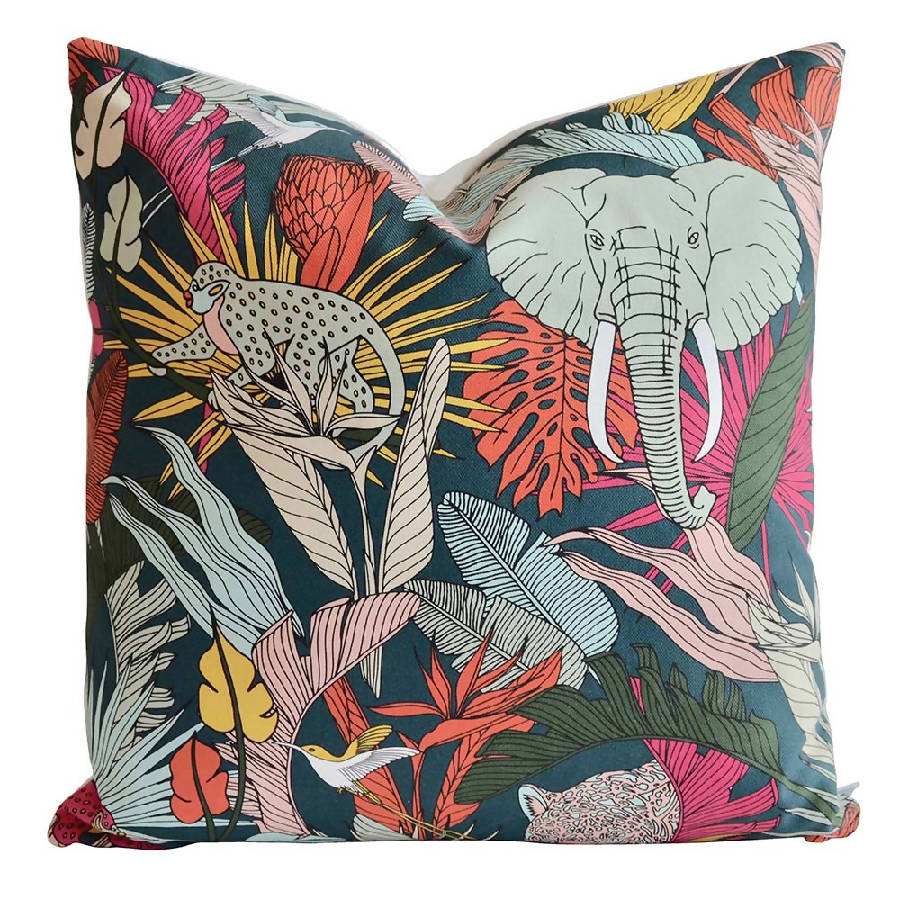 Pillow Cover / Wild At Heart (Gunmetal Warm)