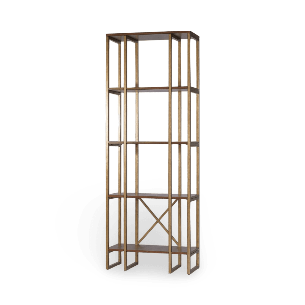 Karishma Antique Gold Etagere