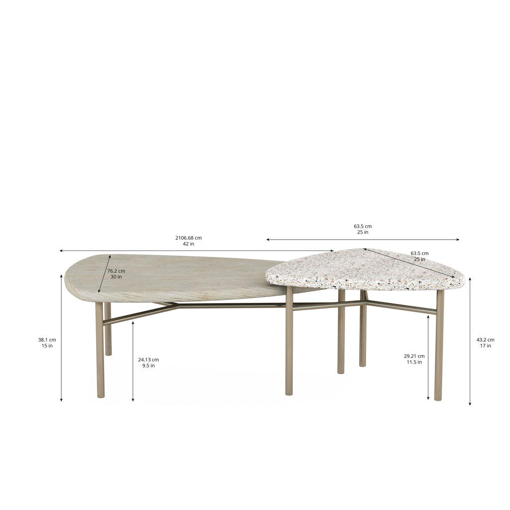 Cotiere 2 Piece Bunching Cocktail Tables