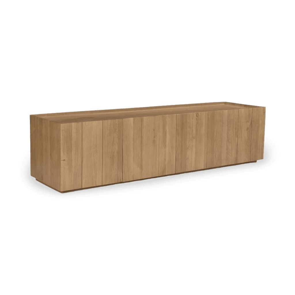 Plank Media Cabinet Natural