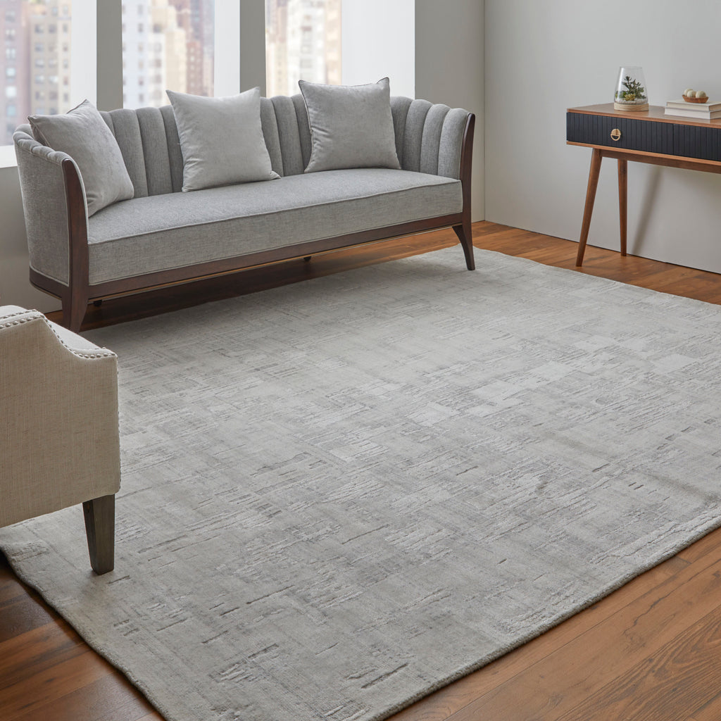 Eastfield Modern Abstract Ivory Area Rug (10' x 14' / Pattern 1)