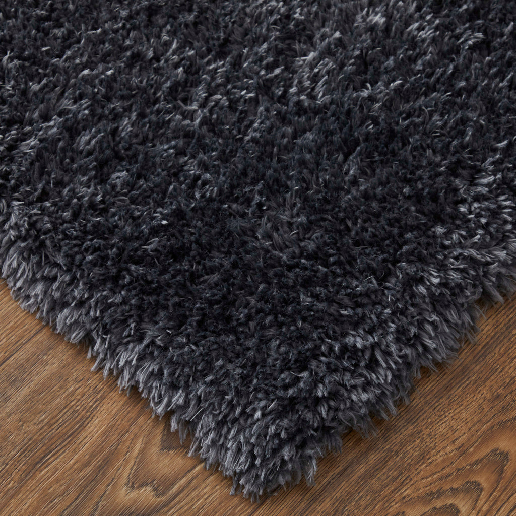 Darian Modern Solid Black Area Rug (2' x 3')