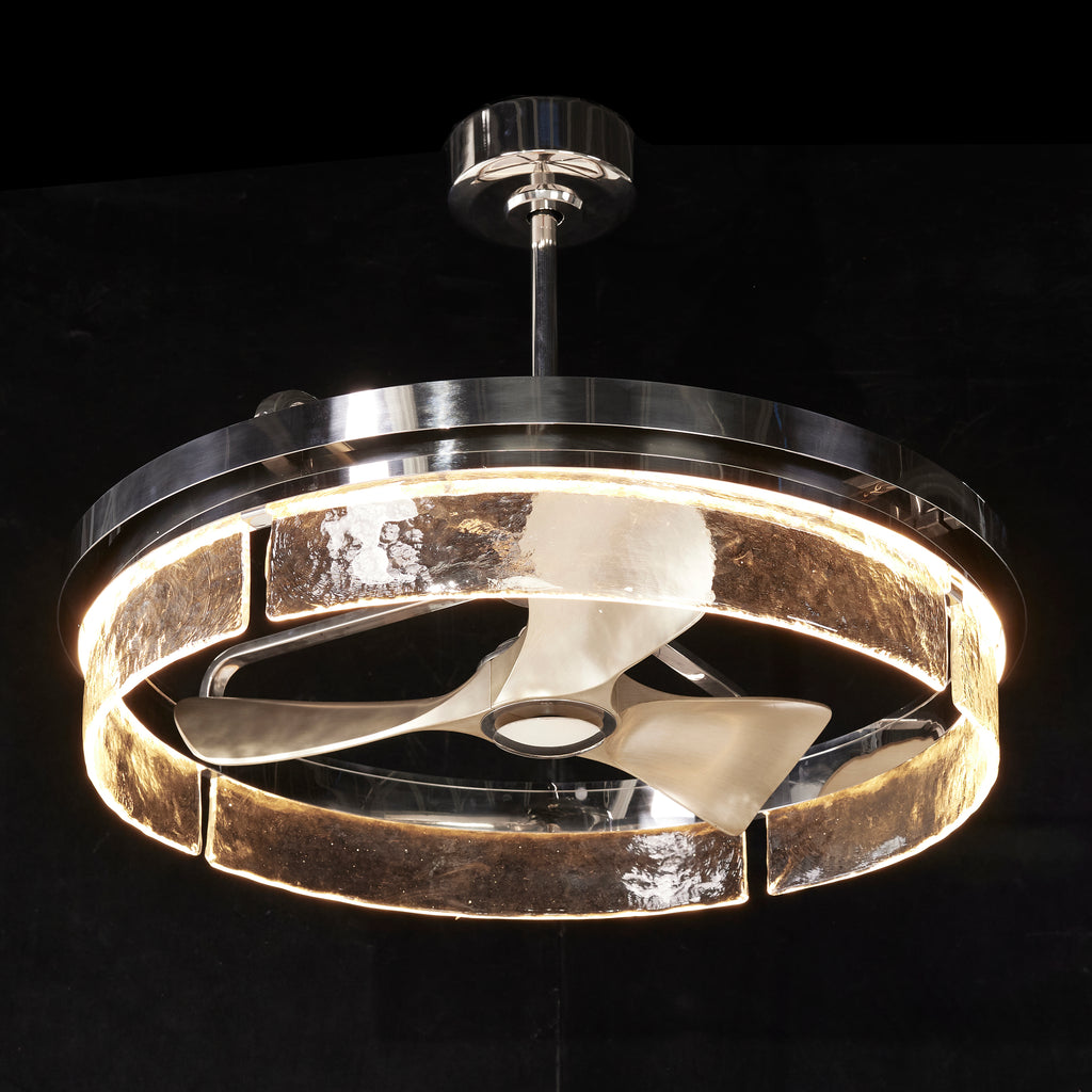 Sinclair Chandelier with Fan