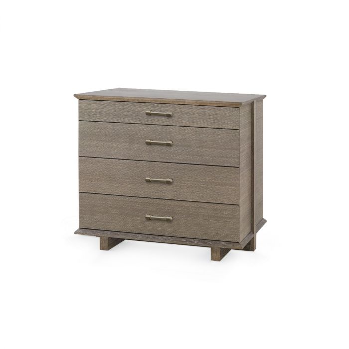 Watson Large 4-Drawer, Light Mocha Shimmer Weave