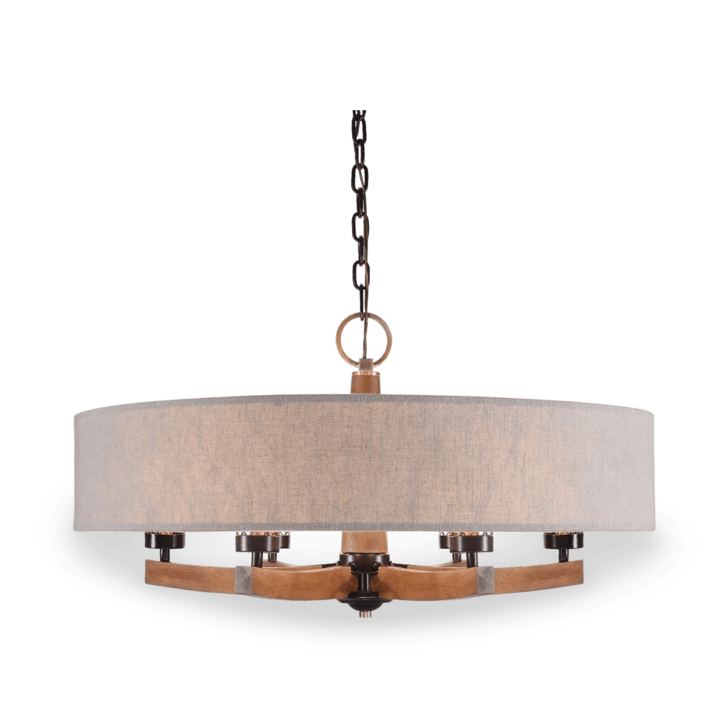 Woodall 6 Light Drum Chandelier