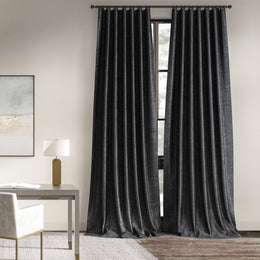 Ava Charcoal Drapery Panels (Set Of 2)