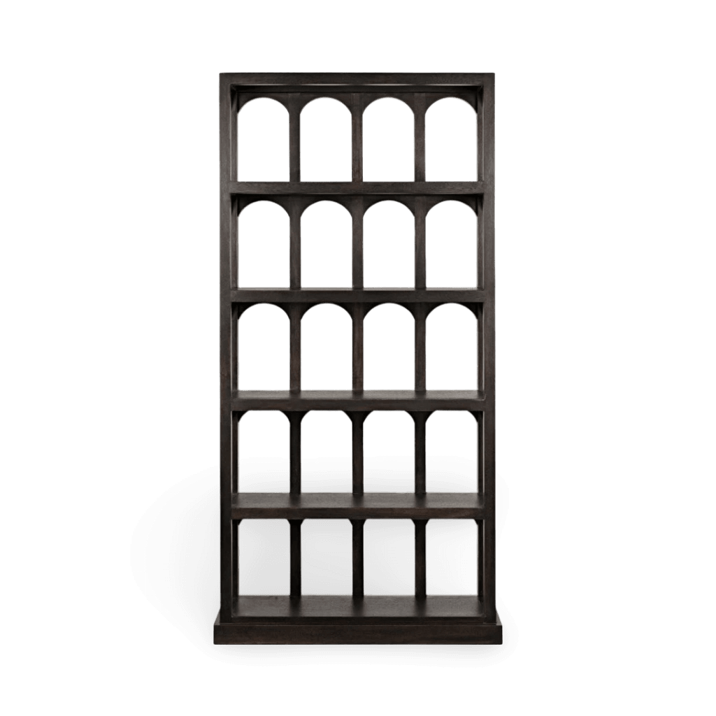 Passage Bookcase, Ebony Walnut