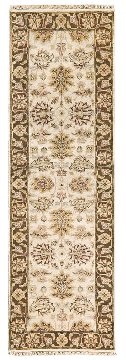 Drake Traditional Persian Ivory Gold Brown Area Rug (7'9" x 9'9")