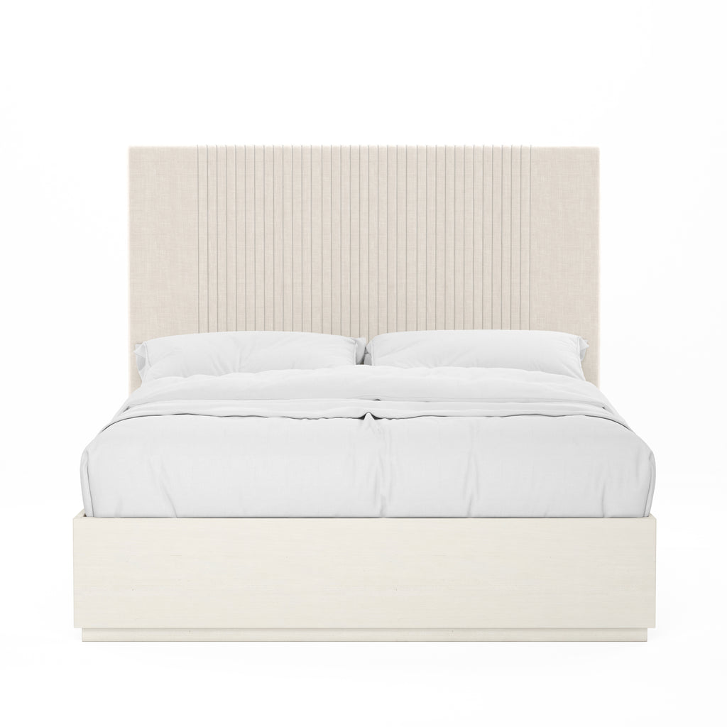 Blanc Upholstered Panel Bed