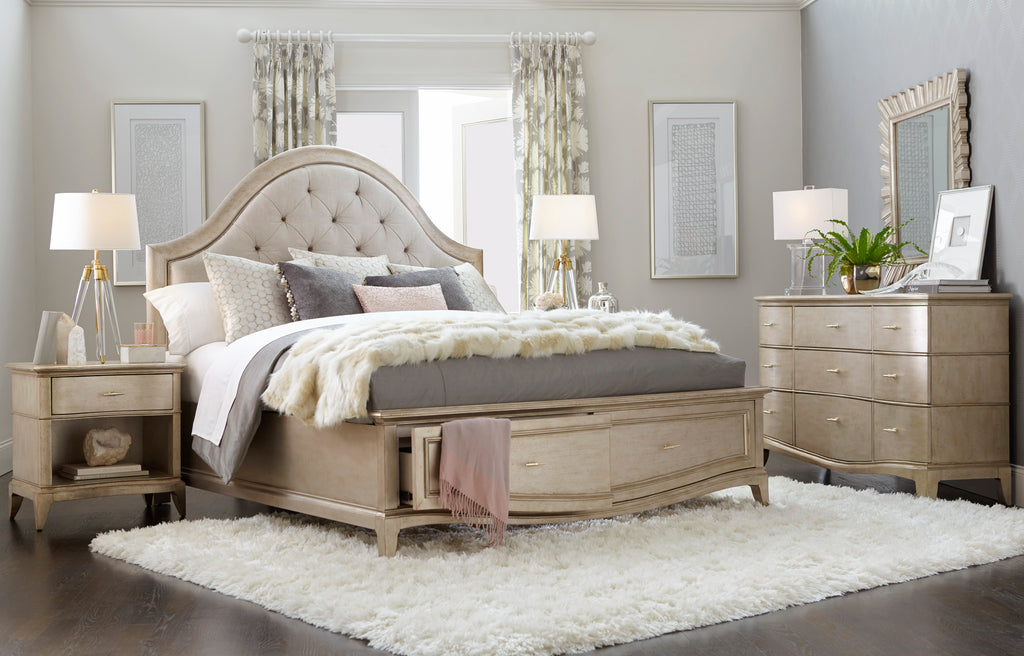 Starlite Upholstered Panel Bed