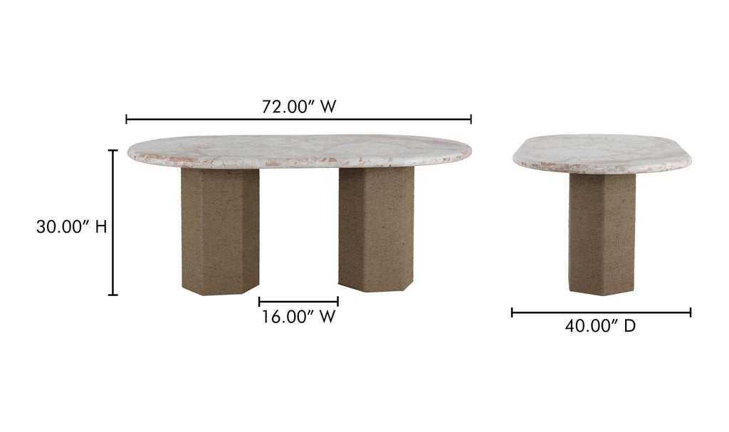 Sartoria Dining Table Breccia Marble