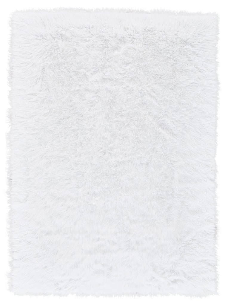 Beringer Modern Solid White Area Rug (2'3" x 3'6")